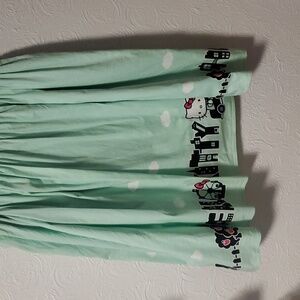 Hello Kitty Mint Green Skirt